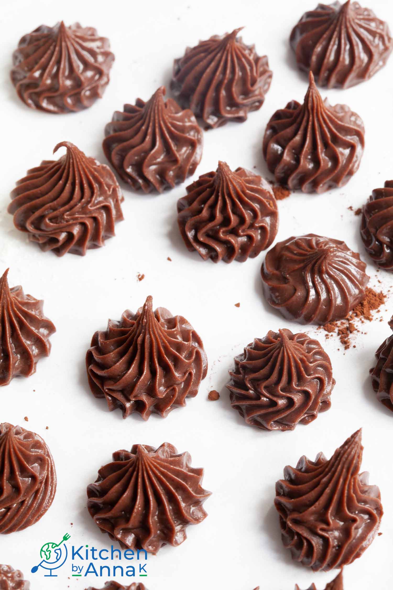 Powdered milk and cocoa frosting