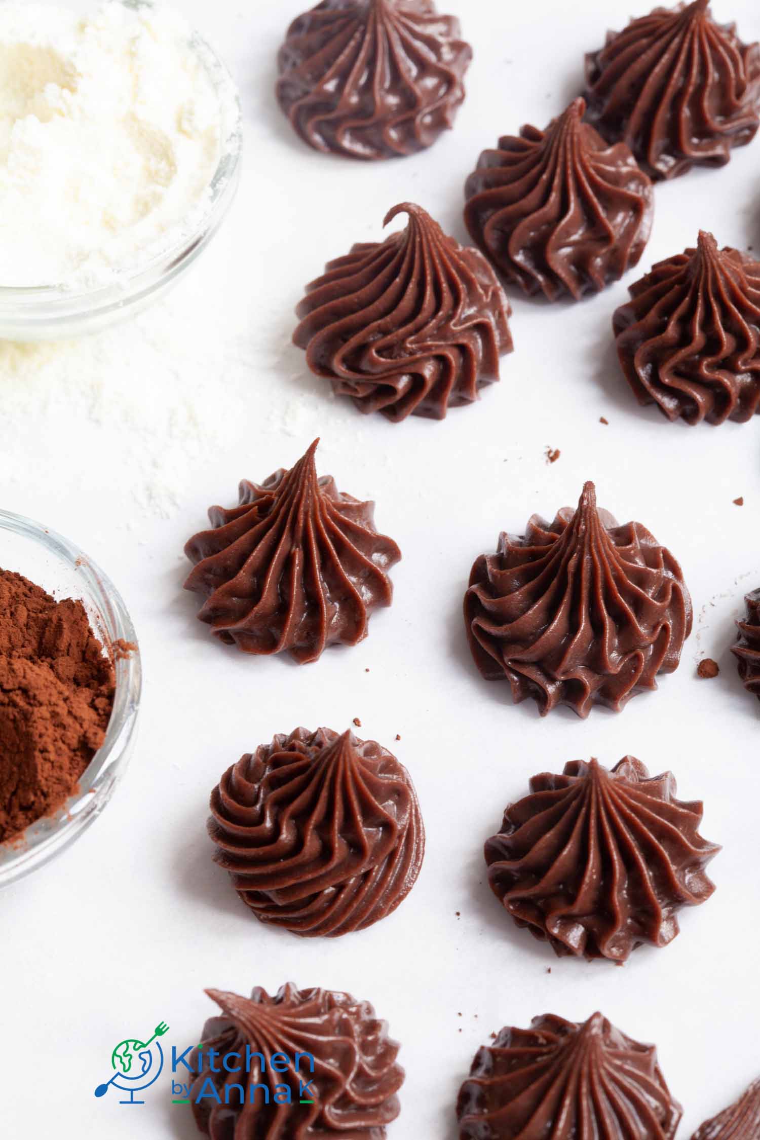 Powdered milk and cocoa frosting